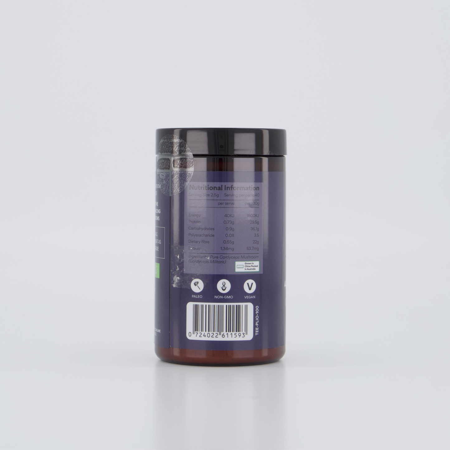 Teelixir Organic Pure Cordyceps 100g